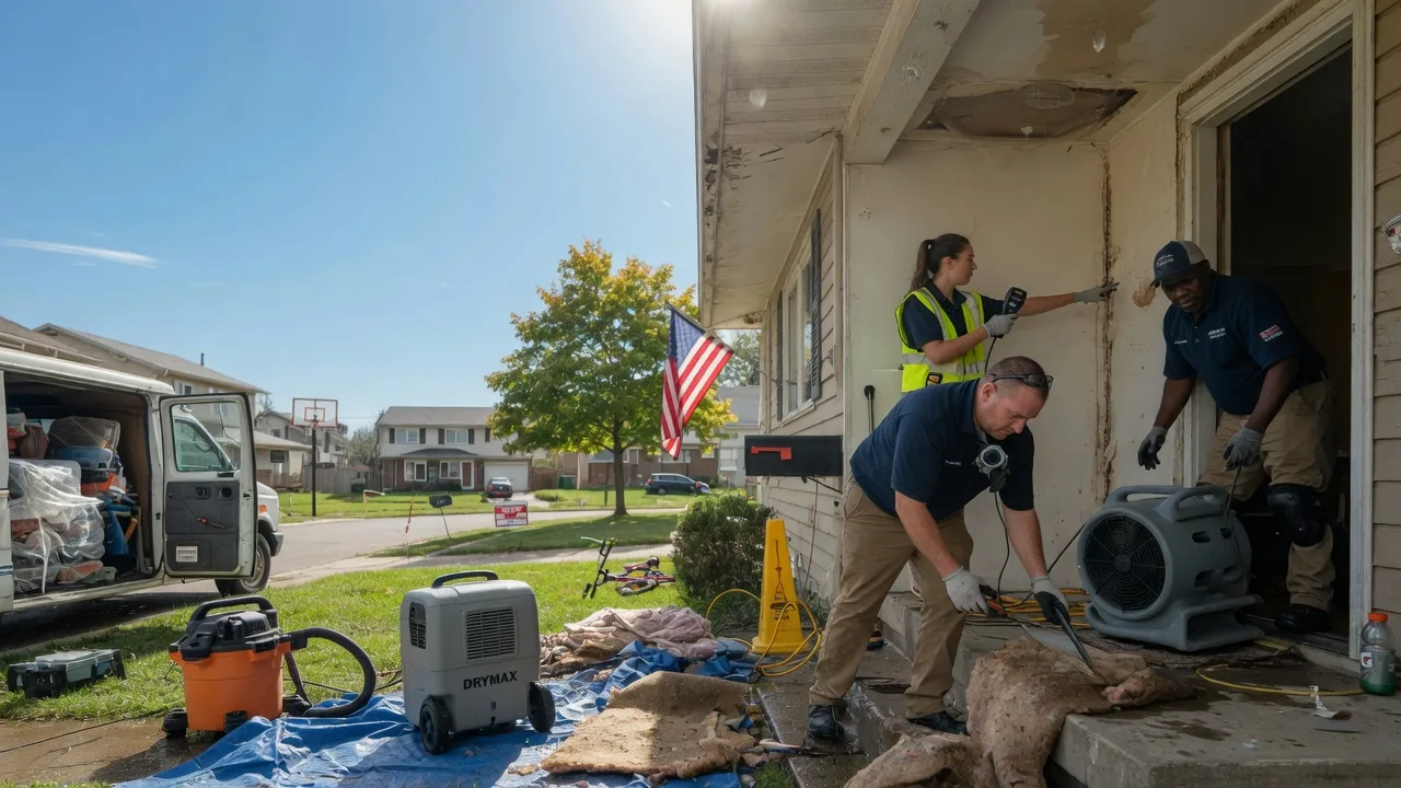 Water Damage Restoration in New Weston, OH near me